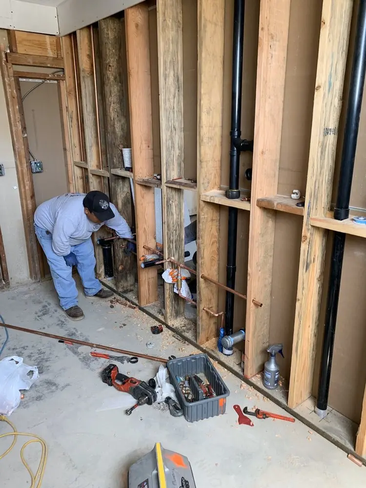 Commercial rough-in plumbing for Gas Line Repair in Severna Gardens